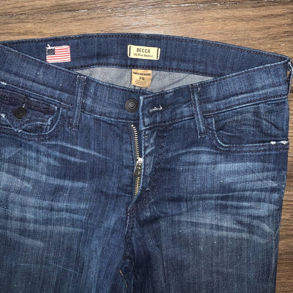 True Religion Becca Mid Rise Bootcut - Picture 2 of 2